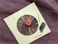 American Red Cross Blood Drop Pin