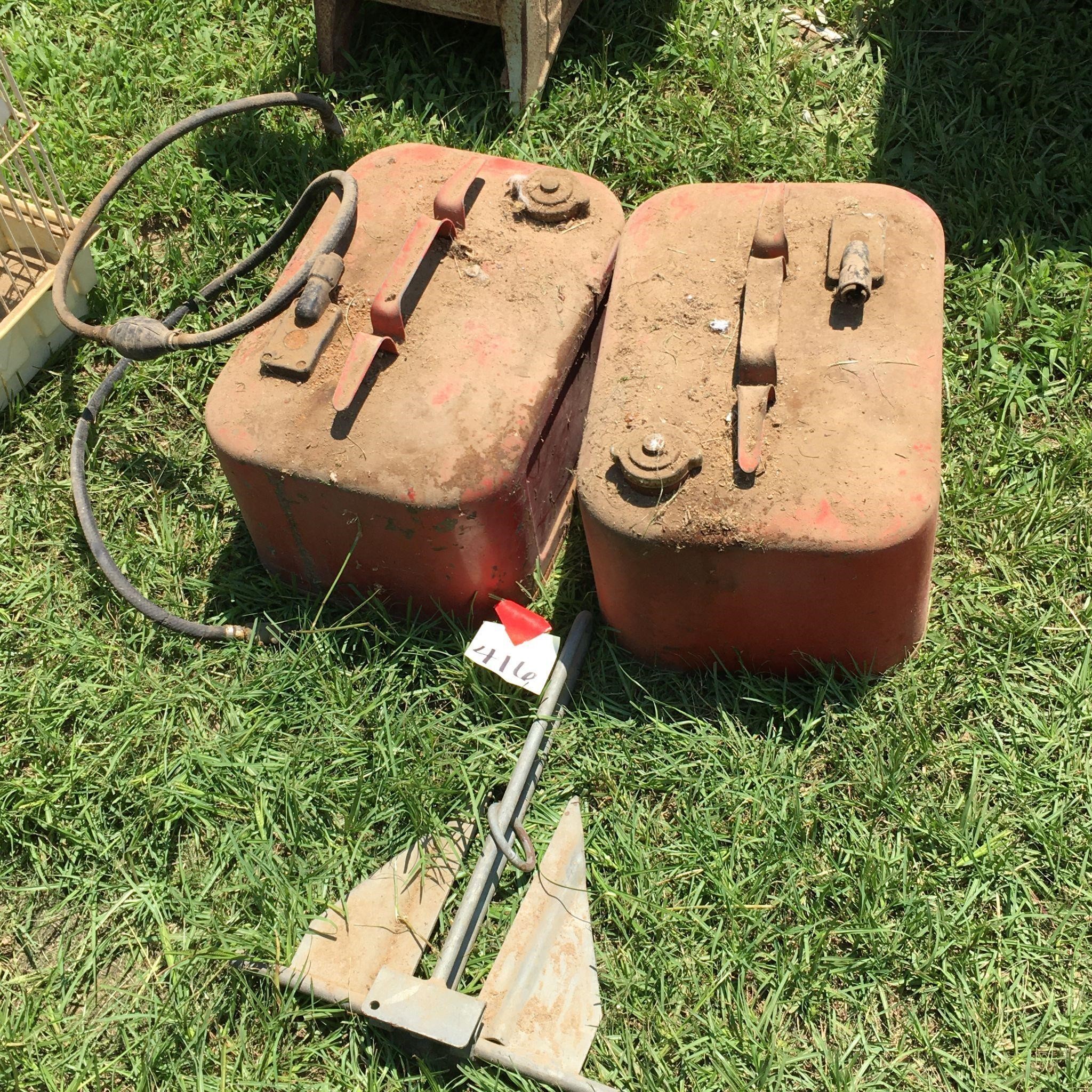 Boat Cans and Anchor