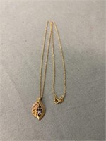 14K (18 ") Necklace with Pendant