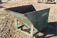 Metal Janitorial Dumpster 37"x60"x38"