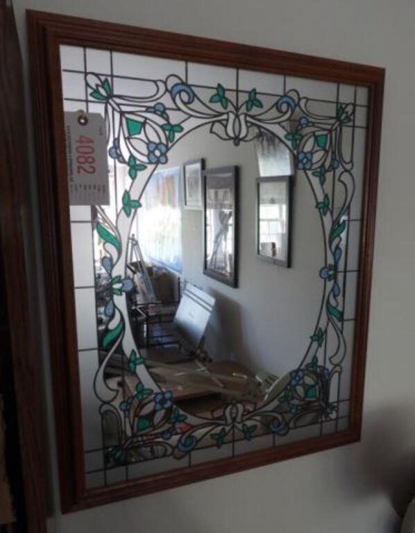 Decorated wall mirror 24” x 28”