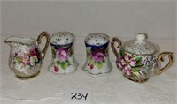 PORCELAIN CONDIMENT SET