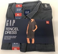 New Gap Tencel Dress Size XL Grey