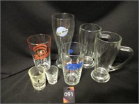 Various Beer Mugs & Shot Glasses