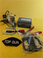 GE Iron, Akai Tape Eraser made in Japan, radio