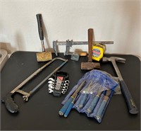 Wrenches, Mallet, Measuring Tape, Saws ++