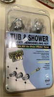 Dansko tub and shower faucet remodeling kit in