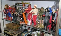 Action figure collection includes GI Joe