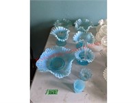Blue Glassware, Hobnail