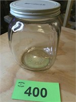 Vintage Glass Biscuit Jar