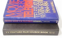Two hardcover books on film / tv