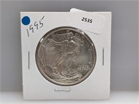 1995 1oz .999 Silver Eagle $1 Dollar