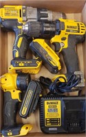 Three DeWalt 20 Volt Tools All Tested and Working