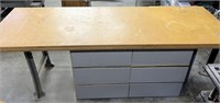 Workbench w/ Built-In Cabinets