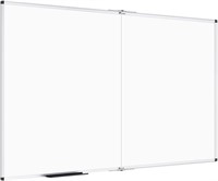 VIZ-PRO Magnetic Whiteboard  72X48  Silver Frame