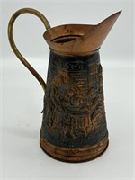 Vintage Holland Copper Tankard Pitcher