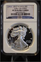 2010-W West Point Proof 70 Silver Eagle