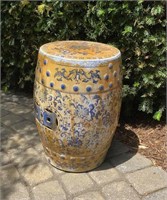 Ceramic Garden Seat 18 inches tall