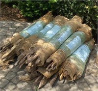 Burlap & Stakes Winter Plant Protection