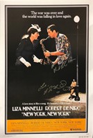 New York Robert De Niro Poster Autograph