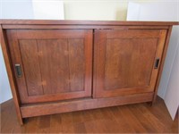 Mission Style Entertainment Credenza--3