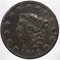 1818-P Coronet Head Large Cent