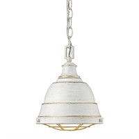 $119  Bartlett 1-Light French White Pendant