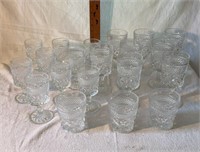 (20) Assorted Crystal Glasses