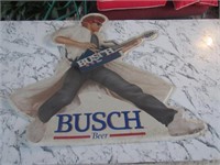 busch beer sign