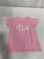 T-SHIRT FOR GIRLS TWO YEAR BIRTHDAY, SIZE: 2T