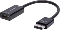 DisplayPort 4k@60Hz to HDMI Converter  Black