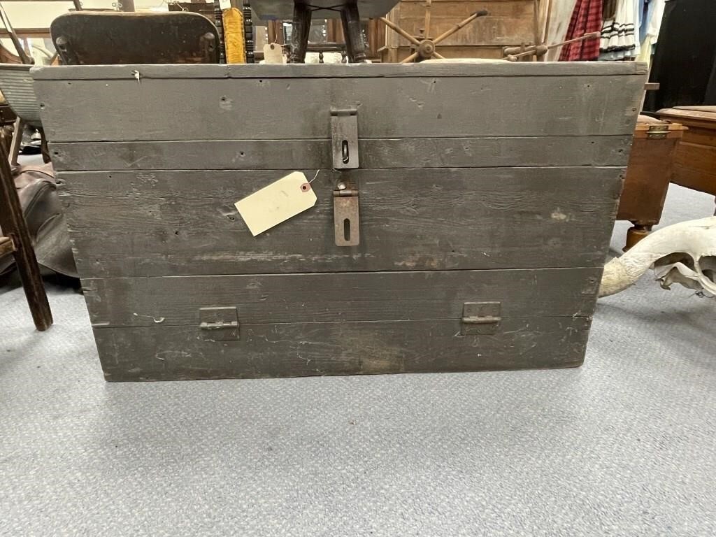 Wooden Carpenter's Box w/Contents