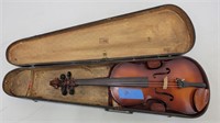 Unmarked violin with case