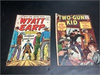 Wyatt Earp & Two-Gun Kid Comic Books,Low Grade