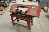 Quality Shop Equipment Power Hack Saw On Casters