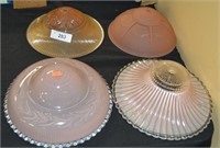 4 10" Vintage Ceiling Light Globes