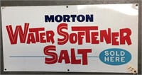 "Morton Water Softener Salt" Metal Sign