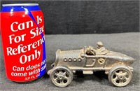 Cast Iron Boat Tail Racer Toy Car