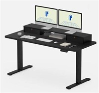 Height Adjustable Electric Standing Desk black