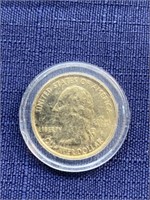 1999 gold plated Pennsylvania state quarter