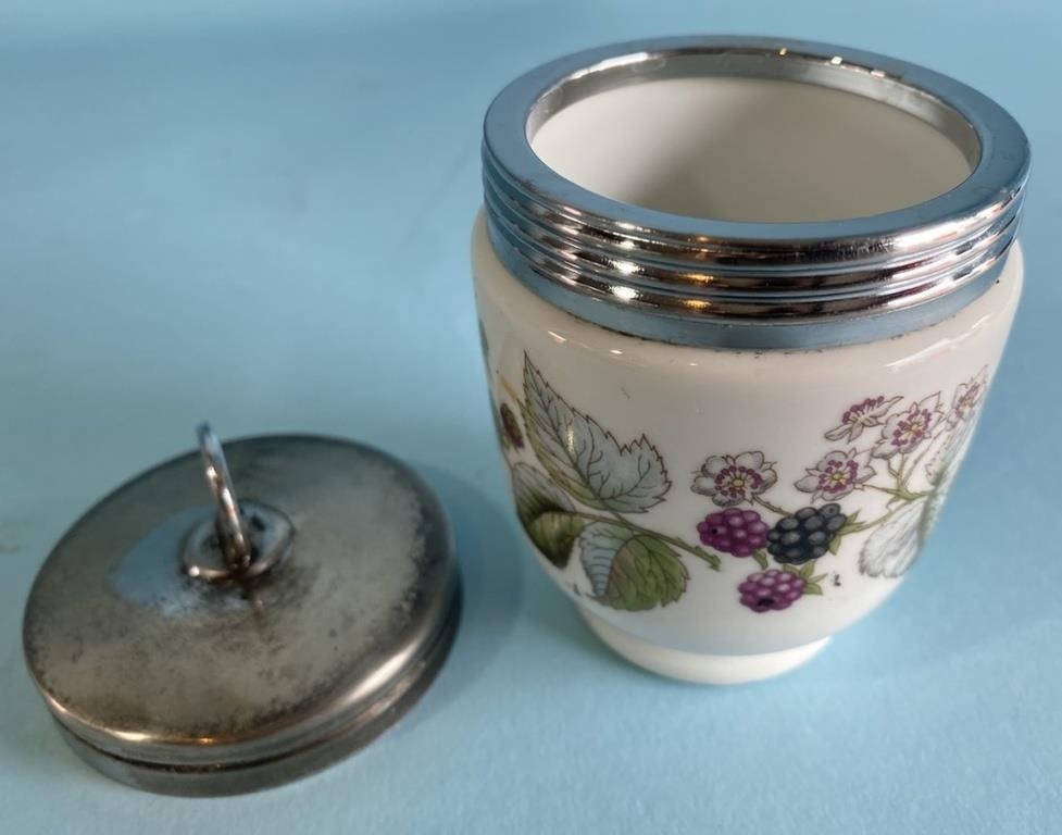 Royal Worcester Condiment Jar