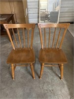 Pair of chairs 34 in.tall