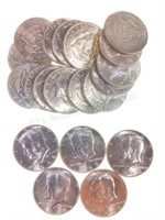 (20) J. F. K. 40% Silver Half Dollars