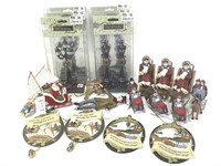 Vintage Christmas Figurines & Toy Street Lamps
