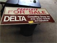 Delta Consulting Group Wood Sign