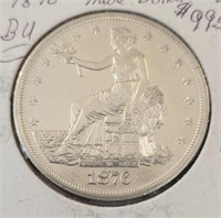 1876 Trade Dollar, Higher Grade