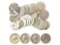 (40) U. S. Silver Quarters