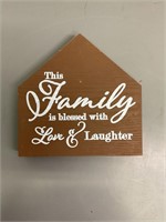 Small Wall Plaque This Family