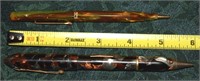 (2) Antique Pens w/ Remington & Celluloid