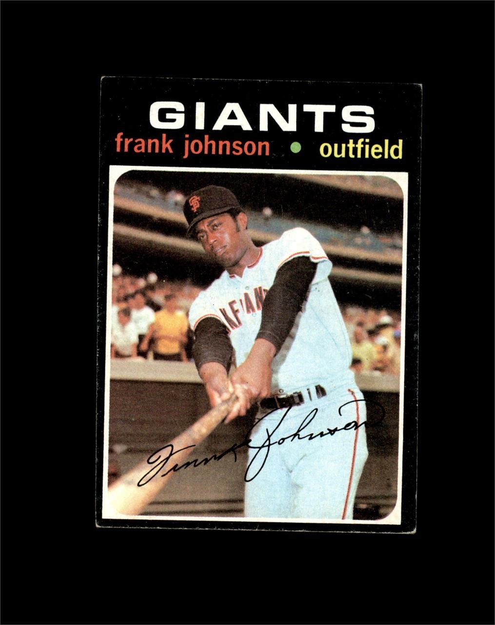 1971 Topps #128 Frank Johnson EX to EX-MT+